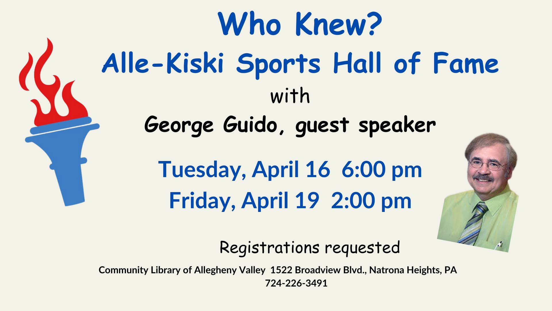 WHO KNEW? AlleKiski Sports Hall of Fame Community Library of